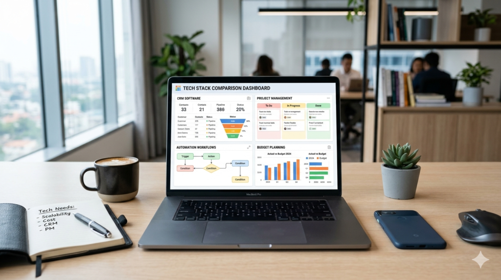 How to Choose the Right Tech Stack for Your Business (Without Wasting Money)